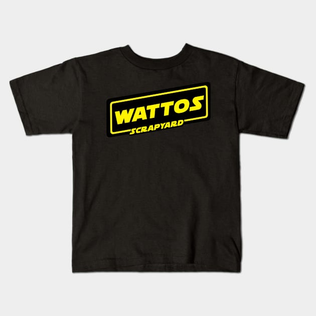 Wattos Scrapyard (Classic) Kids T-Shirt by WattosScrapYard